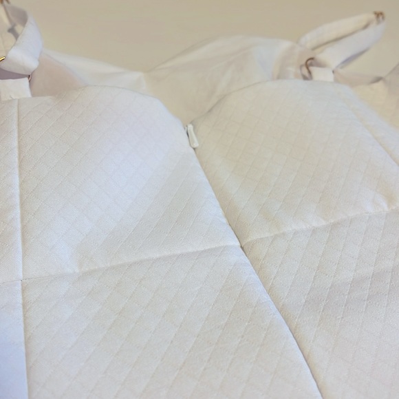 💚Lilly Pulitzer Women’s Lane Resort White Gold Pineapple Trim Mini Dress Size 00 - Picture 7 of 12